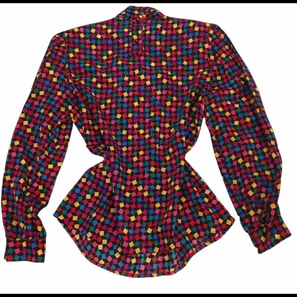 Vintage Laura & Jayne Collection Confetti Blouse - Picture 2 of 6